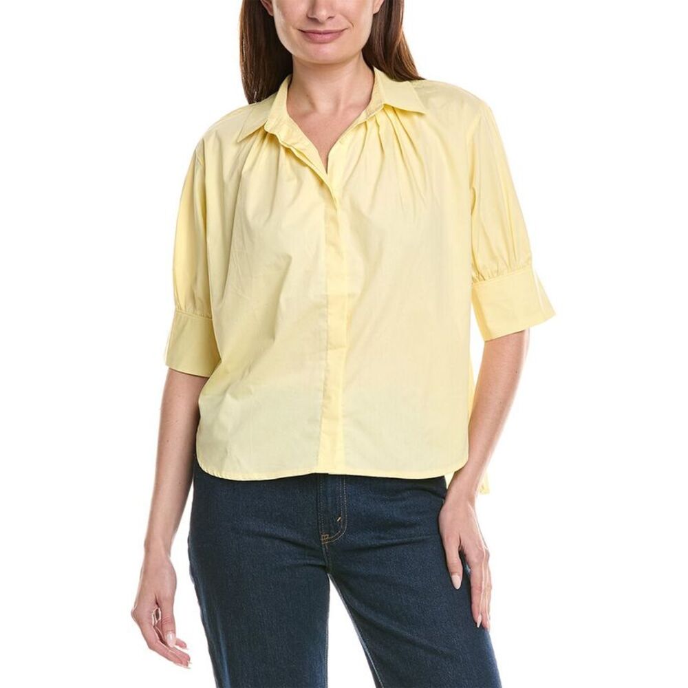 Anna Kay Womens  Taylor Blouse, Yellow